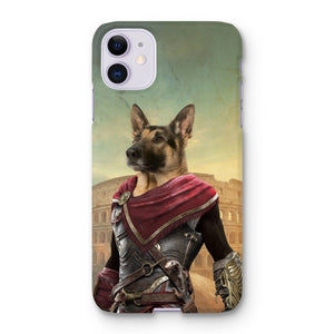 The Spartan: Custom Pet Phone Case - Paw & Glory - Dog Portraits - Pet Portraits