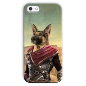 The Spartan: Custom Pet Phone Case - Paw & Glory - Dog Portraits - Pet Portraits