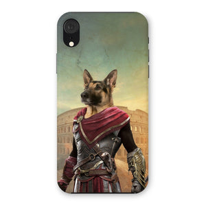 The Spartan: Custom Pet Phone Case - Paw & Glory - Dog Portraits - Pet Portraits