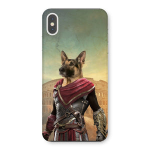 The Spartan: Custom Pet Phone Case - Paw & Glory - Dog Portraits - Pet Portraits