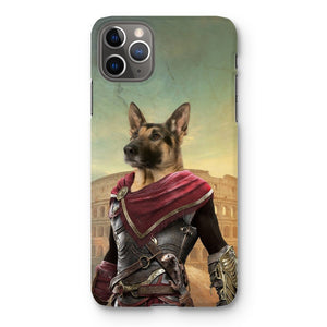 The Spartan: Custom Pet Phone Case - Paw & Glory - Dog Portraits - Pet Portraits