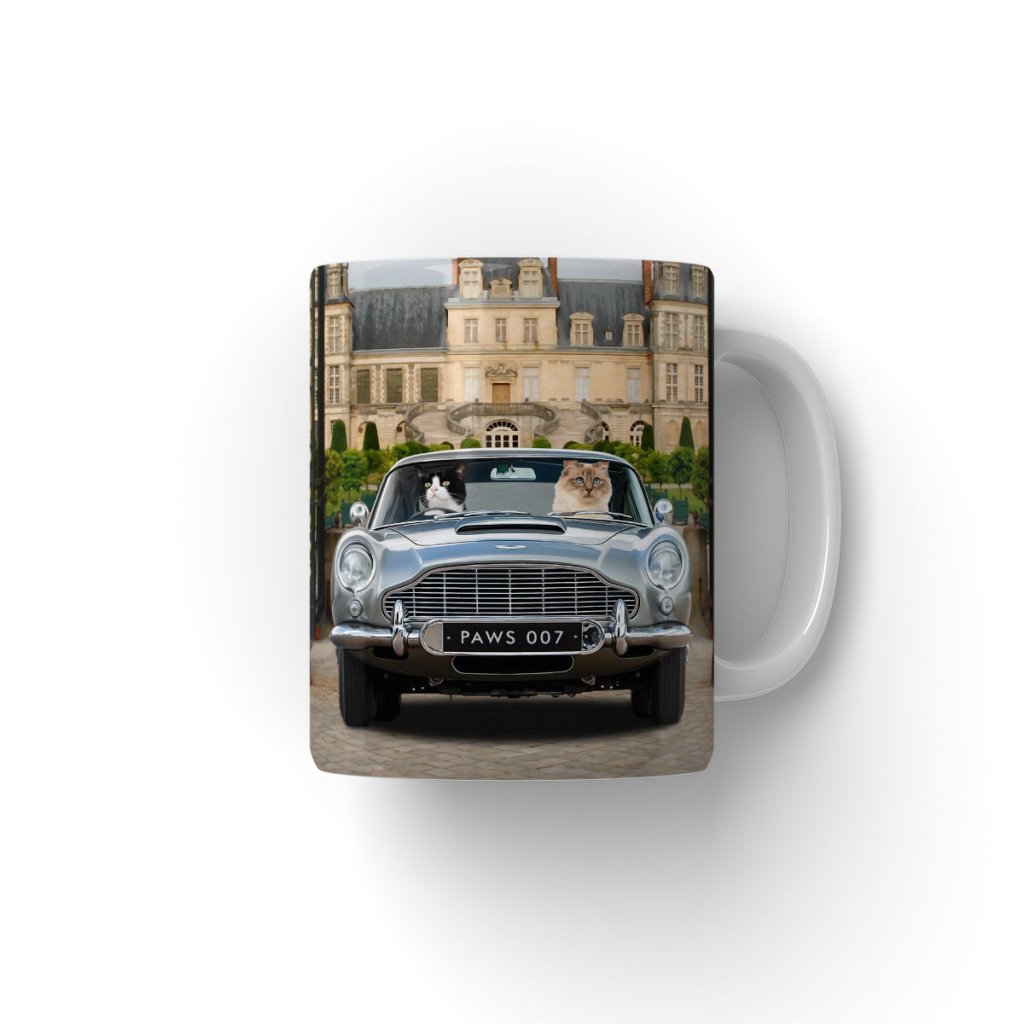 The Spy Car: Custom Pet Coffee Mug - Paw & Glory - Dog Portraits - Pet Portraits