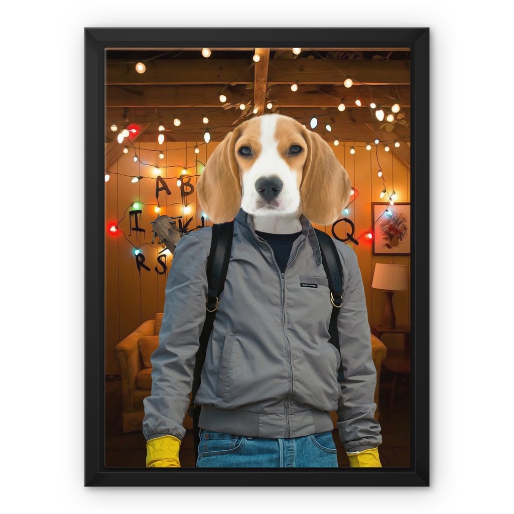 The Steve (Stranger Things Inspired): Custom Pet Canvas - Paw & Glory - Dog Portraits - Pet Portraits