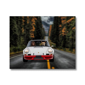 The Supercar: Custom Pet Canvas - Paw & Glory - Dog Portraits - Pet Portraits