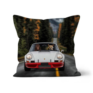 The Supercar: Custom Pet Pillow - Paw & Glory - Dog Portraits - Pet Portraits