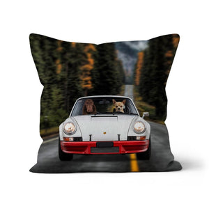 The Supercar: Custom Pet Pillow - Paw & Glory - Dog Portraits - Pet Portraits