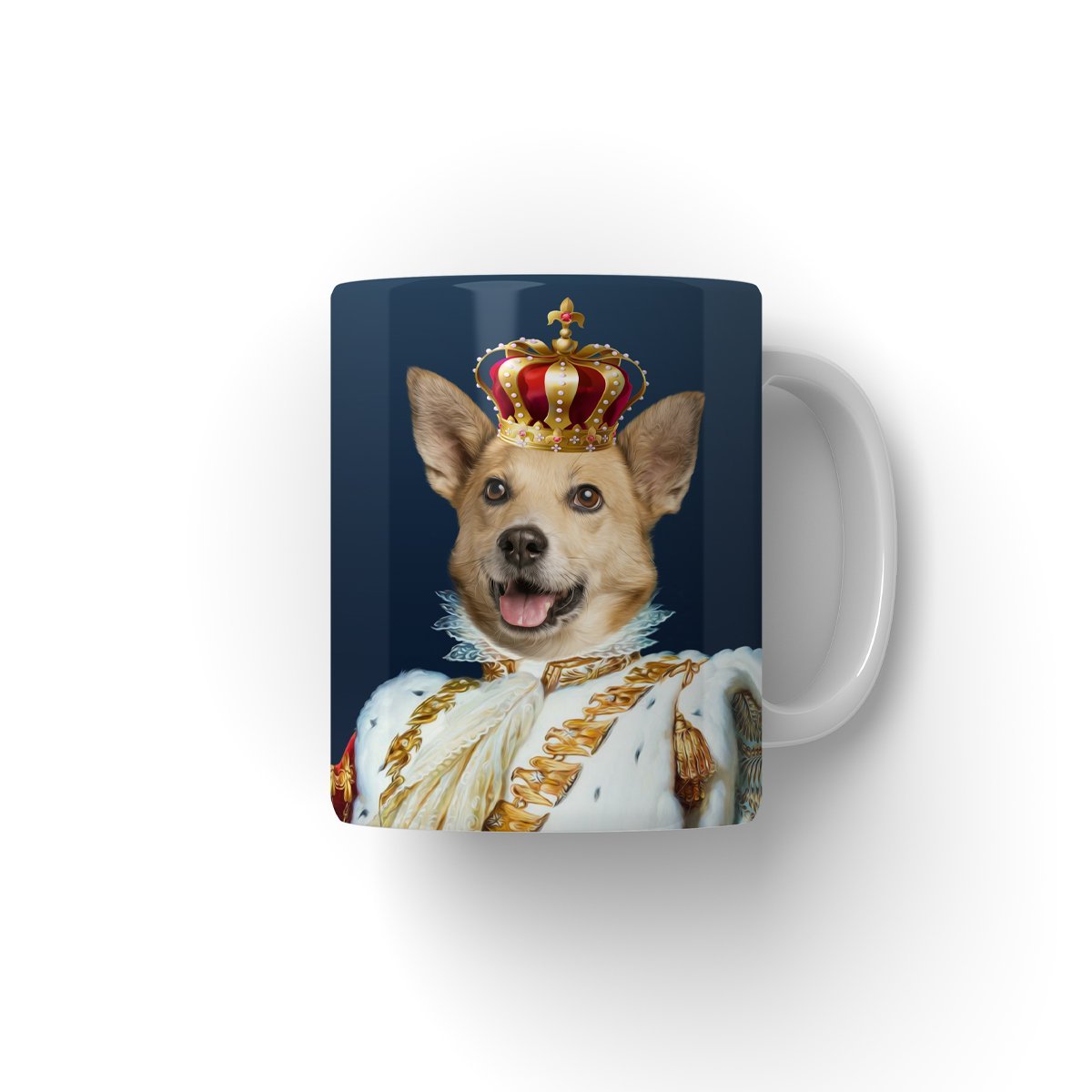 The Supreme: Custom Pet Coffee Mug - Paw & Glory - Dog Portraits - Pet Portraits