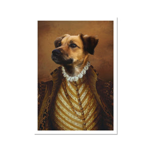 The Supremo: Custom Pet Poster - Paw & Glory - Dog Portraits - Pet Portraits