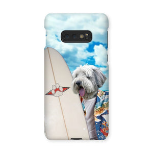 The Surfer: Custom Pet Phone Case - Paw & Glory - Dog Portraits - Pet Portraits