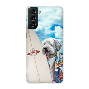 The Surfer: Custom Pet Phone Case - Paw & Glory - Dog Portraits - Pet Portraits