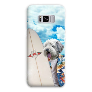 The Surfer: Custom Pet Phone Case - Paw & Glory - Dog Portraits - Pet Portraits