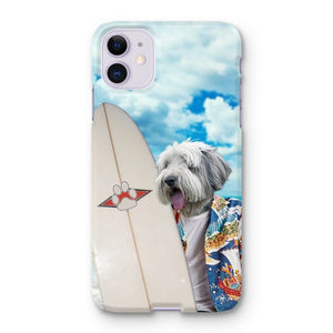 The Surfer: Custom Pet Phone Case - Paw & Glory - Dog Portraits - Pet Portraits