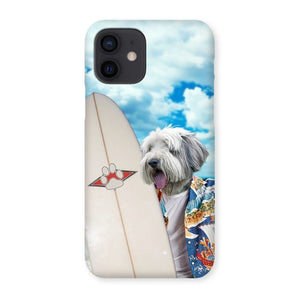 The Surfer: Custom Pet Phone Case - Paw & Glory - Dog Portraits - Pet Portraits