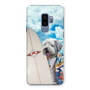 The Surfer: Custom Pet Phone Case - Paw & Glory - Dog Portraits - Pet Portraits