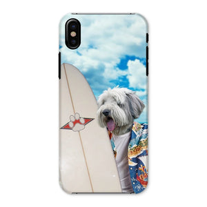 The Surfer: Custom Pet Phone Case - Paw & Glory - Dog Portraits - Pet Portraits