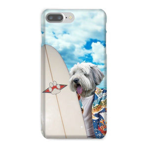 The Surfer: Custom Pet Phone Case - Paw & Glory - Dog Portraits - Pet Portraits