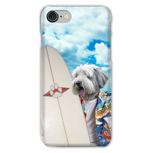 The Surfer: Custom Pet Phone Case - Paw & Glory - Dog Portraits - Pet Portraits