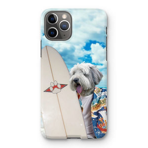 The Surfer: Custom Pet Phone Case - Paw & Glory - Dog Portraits - Pet Portraits