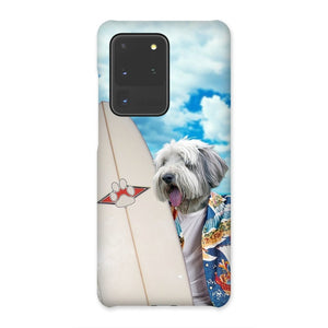 The Surfer: Custom Pet Phone Case - Paw & Glory - Dog Portraits - Pet Portraits