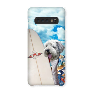 The Surfer: Custom Pet Phone Case - Paw & Glory - Dog Portraits - Pet Portraits