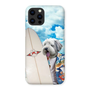 The Surfer: Custom Pet Phone Case - Paw & Glory - Dog Portraits - Pet Portraits