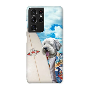 The Surfer: Custom Pet Phone Case - Paw & Glory - Dog Portraits - Pet Portraits