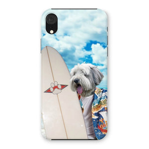 The Surfer: Custom Pet Phone Case - Paw & Glory - Dog Portraits - Pet Portraits