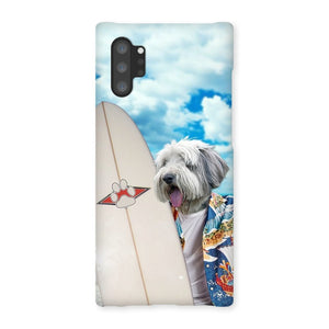 The Surfer: Custom Pet Phone Case - Paw & Glory - Dog Portraits - Pet Portraits