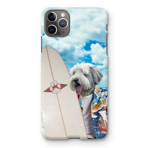 The Surfer: Custom Pet Phone Case - Paw & Glory - Dog Portraits - Pet Portraits