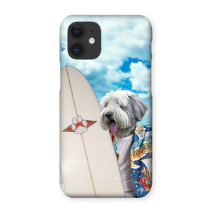 The Surfer: Custom Pet Phone Case - Paw & Glory - Dog Portraits - Pet Portraits