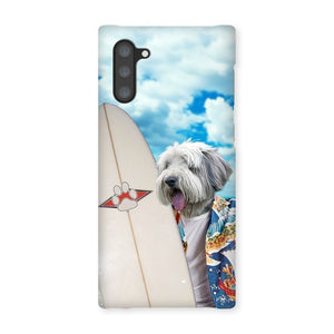 The Surfer: Custom Pet Phone Case - Paw & Glory - Dog Portraits - Pet Portraits