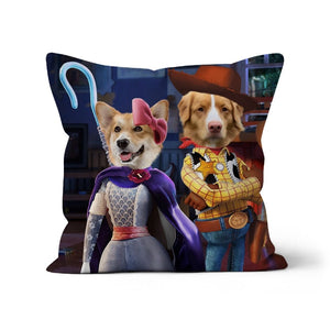 The Sweethearts (Toy Story Inspired): Custom Pet Pillow - Paw & Glory - Dog Portraits - Pet Portraits