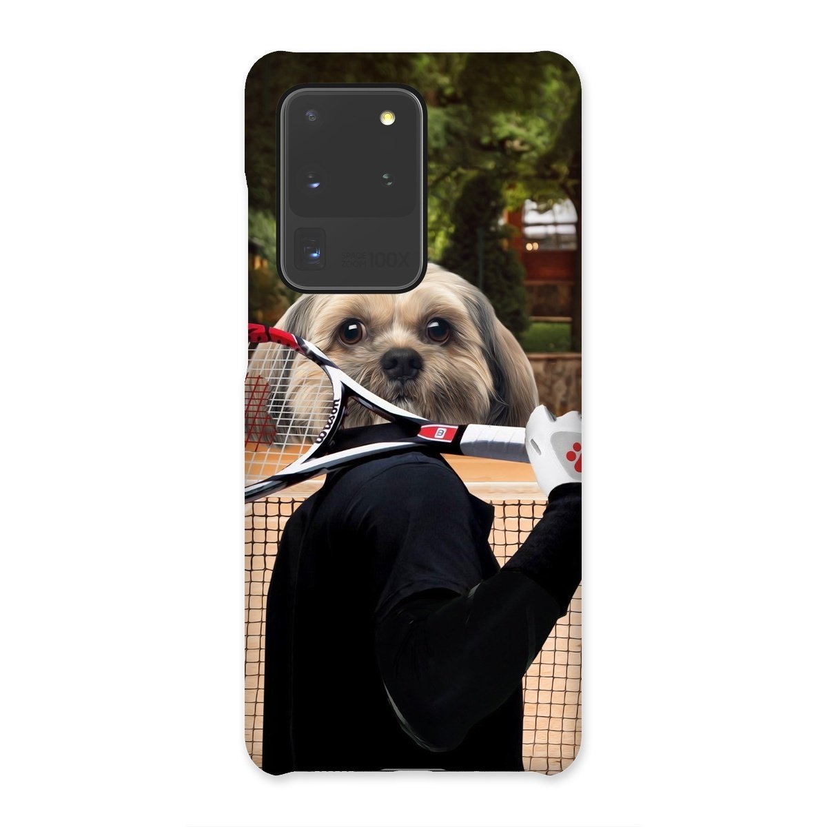 The Tennis Champion: Custom Pet Phone Case - Paw & Glory - Dog Portraits - Pet Portraits