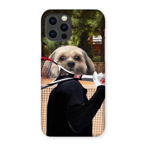 The Tennis Champion: Custom Pet Phone Case - Paw & Glory - Dog Portraits - Pet Portraits