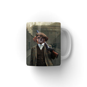 The Thug (Peaky Blinders Inspired): Custom Pet Coffee Mug - Paw & Glory - Dog Portraits - Pet Portraits