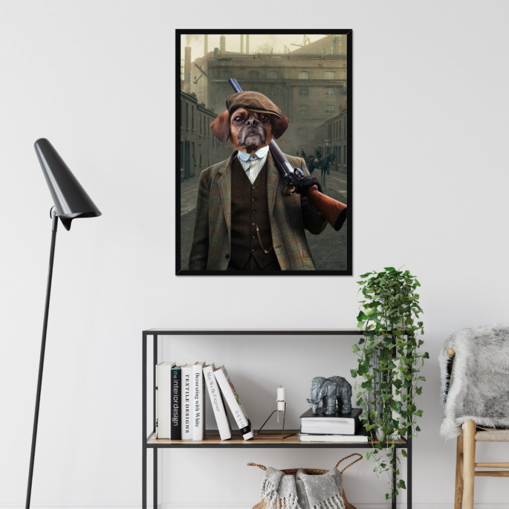 The Thug (Peaky Blinders Inspired): Custom Pet Portrait