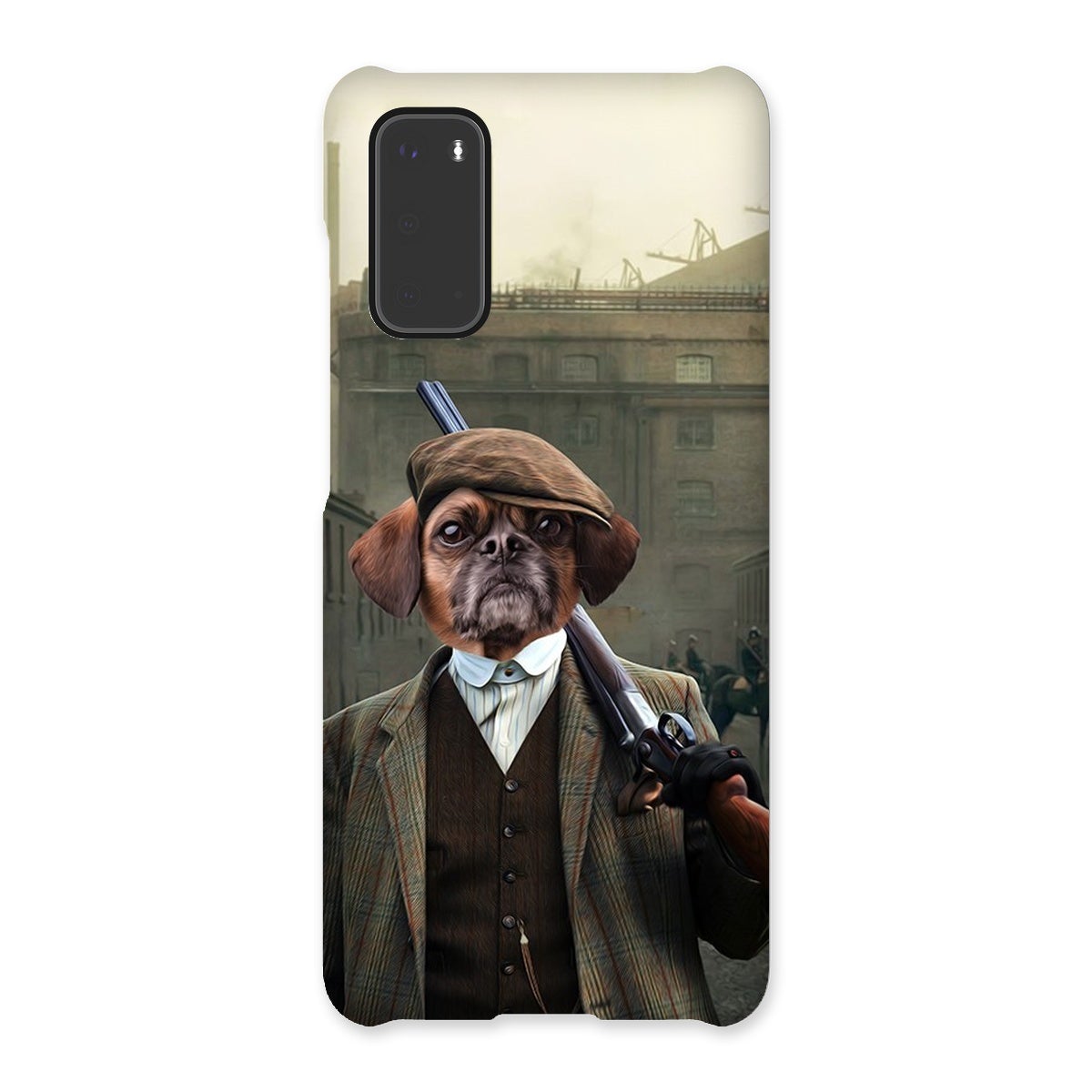 The Thug (Peaky Blinders Inspired): Custom Pet Snap Phone Case - Paw & Glory - Dog Portraits - Pet Portraits