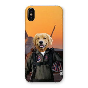 The Top Pilot: Custom Pet Phone Case - Paw & Glory - Dog Portraits - Pet Portraits