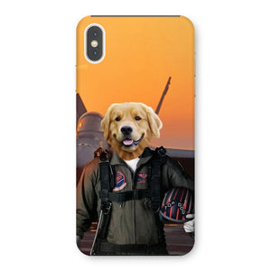 The Top Pilot: Custom Pet Phone Case - Paw & Glory - Dog Portraits - Pet Portraits