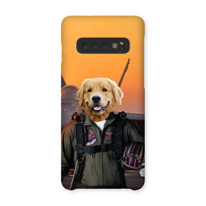 The Top Pilot: Custom Pet Phone Case - Paw & Glory - Dog Portraits - Pet Portraits