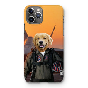 The Top Pilot: Custom Pet Phone Case - Paw & Glory - Dog Portraits - Pet Portraits