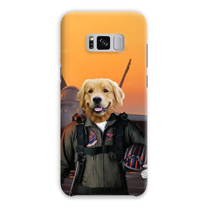 The Top Pilot: Custom Pet Phone Case - Paw & Glory - Dog Portraits - Pet Portraits