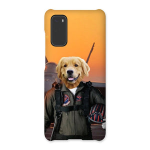 The Top Pilot: Custom Pet Phone Case - Paw & Glory - Dog Portraits - Pet Portraits