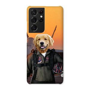 The Top Pilot: Custom Pet Phone Case - Paw & Glory - Dog Portraits - Pet Portraits