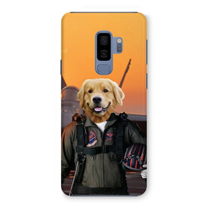 The Top Pilot: Custom Pet Phone Case - Paw & Glory - Dog Portraits - Pet Portraits