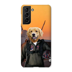 The Top Pilot: Custom Pet Phone Case - Paw & Glory - Dog Portraits - Pet Portraits