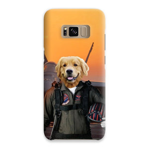 The Top Pilot: Custom Pet Phone Case - Paw & Glory - Dog Portraits - Pet Portraits