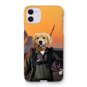 The Top Pilot: Custom Pet Phone Case - Paw & Glory - Dog Portraits - Pet Portraits