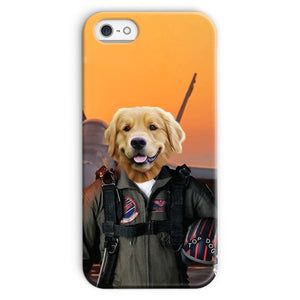 The Top Pilot: Custom Pet Phone Case - Paw & Glory - Dog Portraits - Pet Portraits