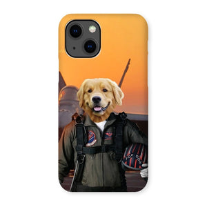 The Top Pilot: Custom Pet Phone Case - Paw & Glory - Dog Portraits - Pet Portraits